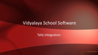 Tally Integration