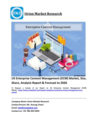 US Enterprise Content Management (ECM) Market Trends, Size, Competitive Analysis