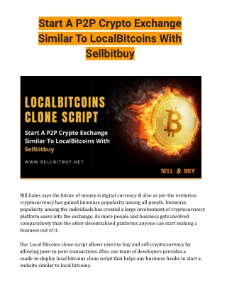 Start-A-P2P-Crypto-Exchange-Similar-To-LocalBitcoins-With-Sellbitbuy
