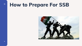 Tips To Prepare For SSB