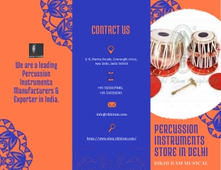 Best Percussion Instruments Store in Delhi