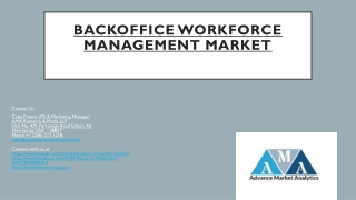 Backoffice Workforce Management Market