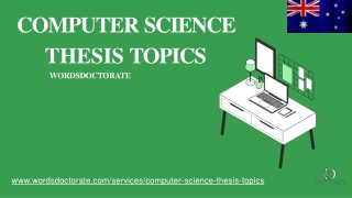 Computer Science Thesis Topics - Words Doctorate