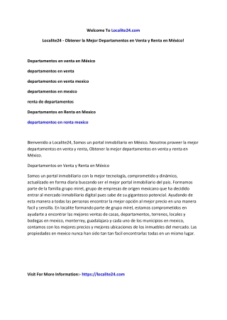 casas y departamentos en renta