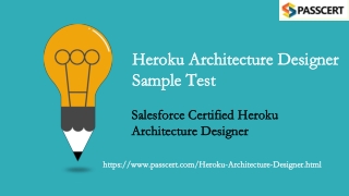 2021 Salesforce Heroku Architecture Designer Updated Dumps