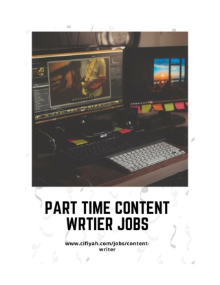 Part time content writer jobs in Hyderabad