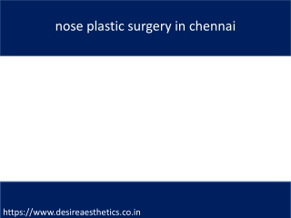 nose plastic surgery in chennai