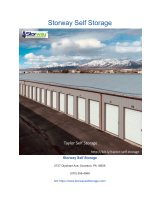 Storway Self Storage