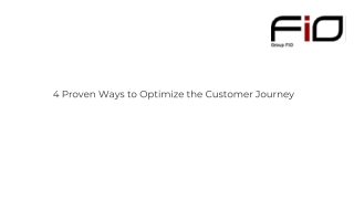 Ways to improve customer journey