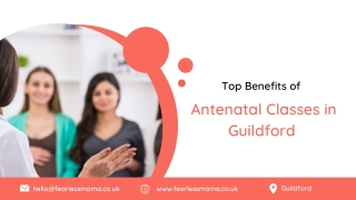 Top Benefits of Antenatal Classes in Guildford