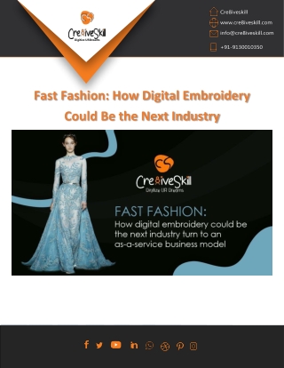 How Embroidery Digitizing Could Be the Next Industry