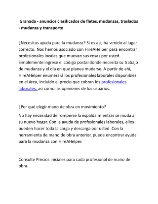 Granada - anuncios clasificados de fletes, mudanzas, traslados - mudanza y transporte-converted-converted