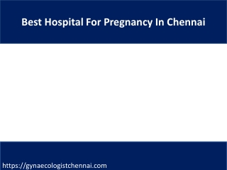 Best Maternity Care Hospitals In Chennai