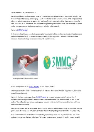 3cmc powder^- 3mmc-online.com*