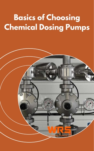 Basics of Choosing Chemical Dosing Pumps