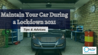 Car Maintainance In Lockdown - Tips From Spare Car Key Specialists