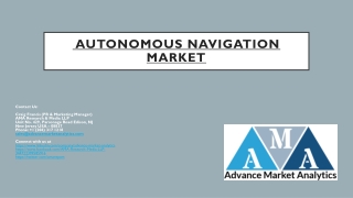 Autonomous Navigation Market