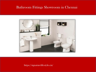 Bathroom fittings showroom in Chennai