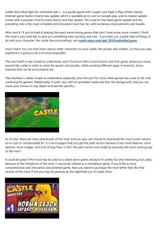 Castle Story Mod - Is it Worth Downloading?