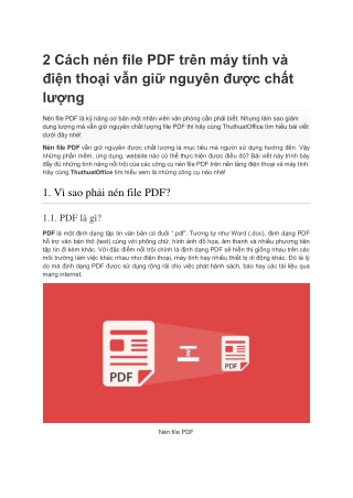 Nén file PDF