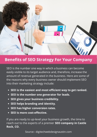 Benefits of  SEO Strategy For Your Company