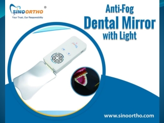 Anti-Fog Dental Mirror with Light