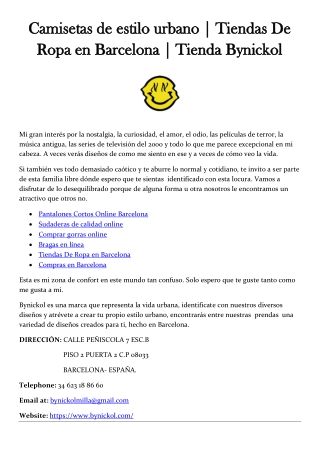 Pantalones Cortos Online Barcelona