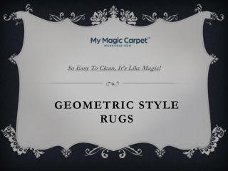 Geometric Style Rugs - My Magic Carpet