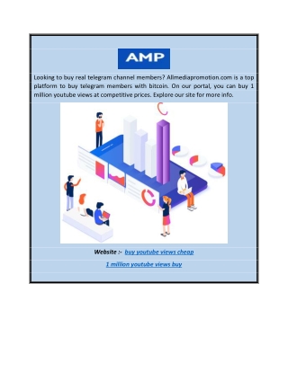Buy Youtube Views Cheap | Allmediapromotion.com