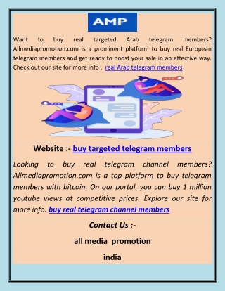 buy targeted telegram members ABHI