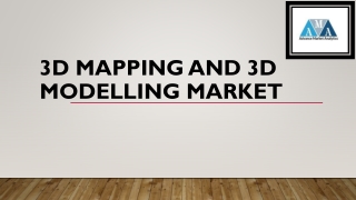 3D Mapping and 3D Modelling Market