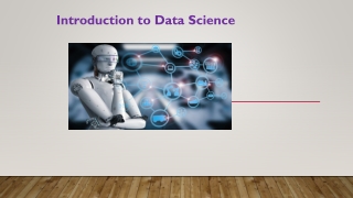 Introduction to Data Science