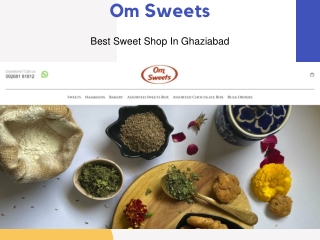 Book The Best Ghaziabad Sweet Shop || Om Sweets