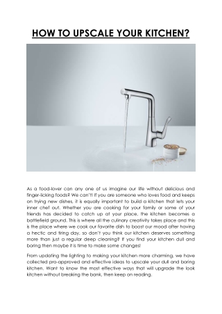 Buy Designer Kitchen Taps Online in Delhi - Bathaffair