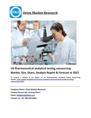 US Pharmaceutical analytical testing outsourcing Market Trends, Size, Competitiv