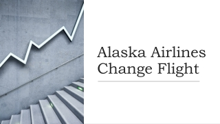 Alaska Airlines Change Flight