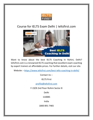 Course for IELTS Exam Delhi Ieltsfirst.com-converted