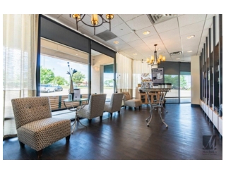 Waiting area at Cincinnati's #1 beauty salon Mitchell's Salon & Day Spa