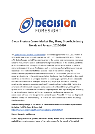 Global Prostate Cancer Market.docx