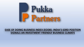 EASE OF DOING BUSINESS INDEX