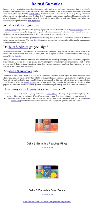 Delta 8 Gummies