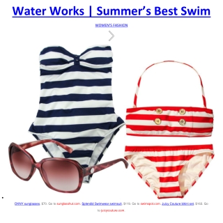 Water Works-Summer’s Best Swim