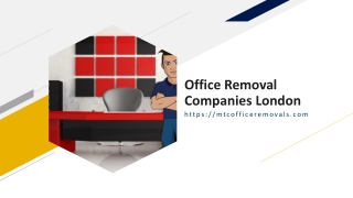 office removal companies london