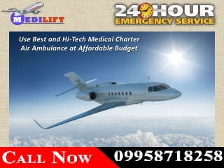 Use Medilift Charter Air Ambulance Service in Bangalore and Ranchi at Economic Cost