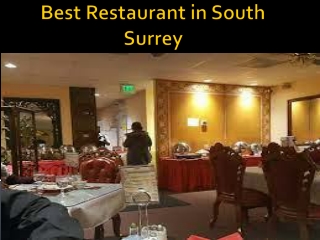 Best Restaurant in South Surrey