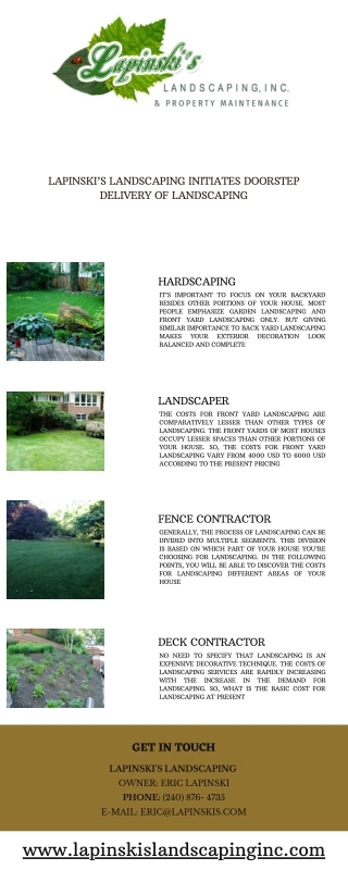 Landscape Maintenance