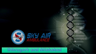 Avail Sky Air Ambulance from Dibrugarh and Allahabad with Dedicated Medical Support