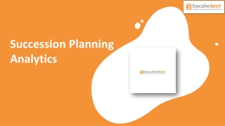 Succession Planning Analytics - Executive Bench