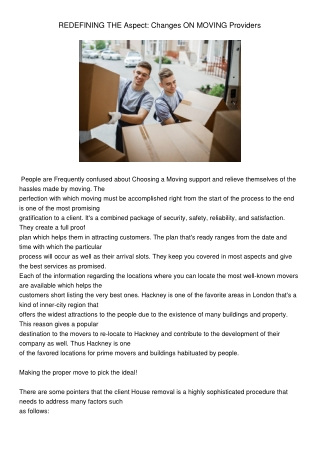 REDEFININGTHEAspectChangesONMOVINGProviders