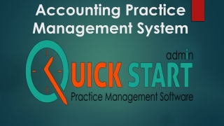 Accounting Practice Management System